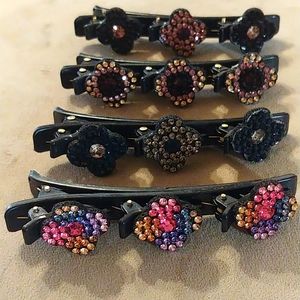 Girls Crystal Stone Hair Clips
